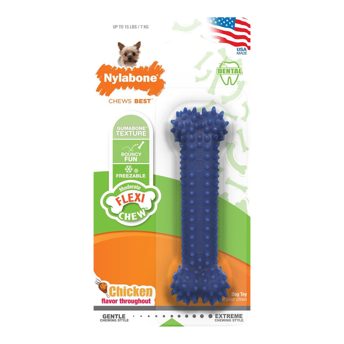 Juguete para perro Nylabone Dental Chew Plaque Attacker