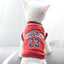 Camiseta de Baloncesto transpirable para Perro
