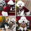 Winter Warm Pet Dog Sweater College Style V-neck Puppy Knitwear For Small Dogs Puppy Vest Clothes Kitty Jacket Outfits