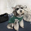 Winter Warm Pet Dog Sweater College Style V-neck Puppy Knitwear For Small Dogs Puppy Vest Clothes Kitty Jacket Outfits