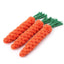 1Pcs Carrot Dog Bite Rope Pet Dog Toys Safe Durable Braided Bite Dog Chew Toys Resistant Puppy Molar Cleaning Teeth Cotton Rope