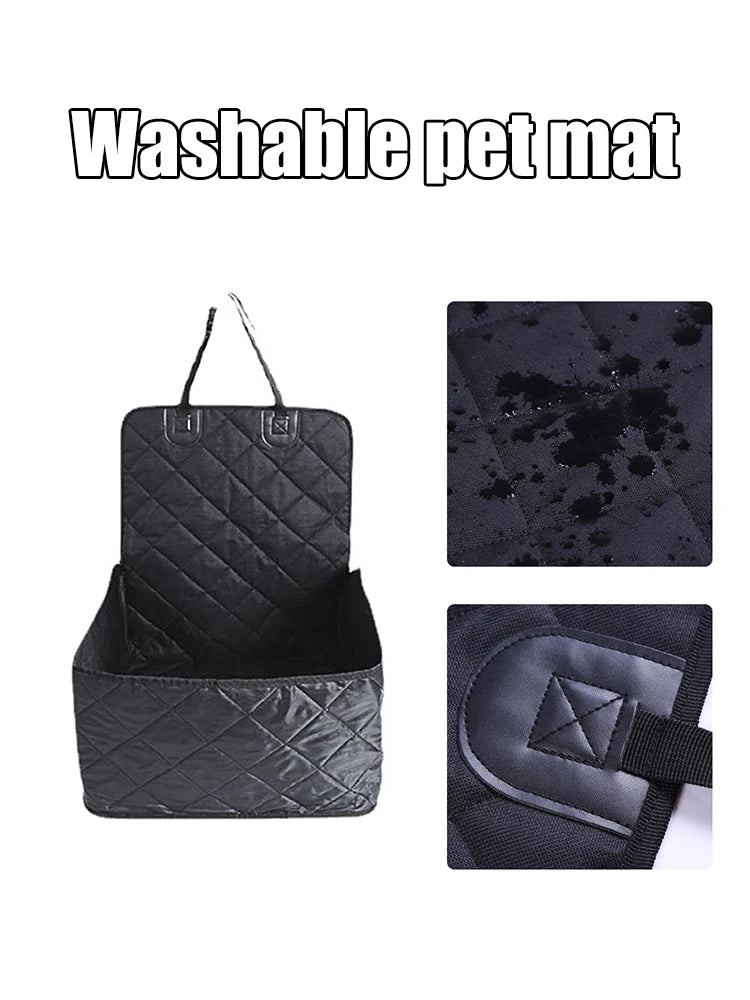 1PC Oxford Cloth Pet Dog Mat, Front Passenger Car Pet Mat, Cat And Dog Seat Mat, Stain-Resistant And Washable Pet Mat