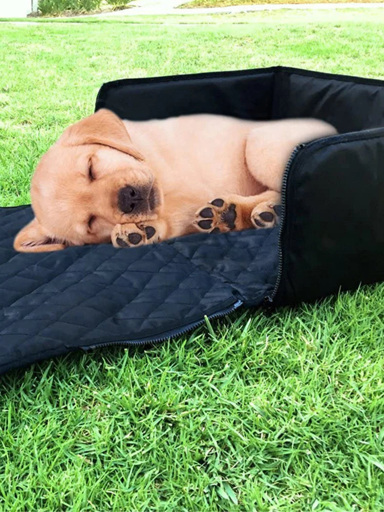1PC Oxford Cloth Pet Dog Mat, Front Passenger Car Pet Mat, Cat And Dog Seat Mat, Stain-Resistant And Washable Pet Mat
